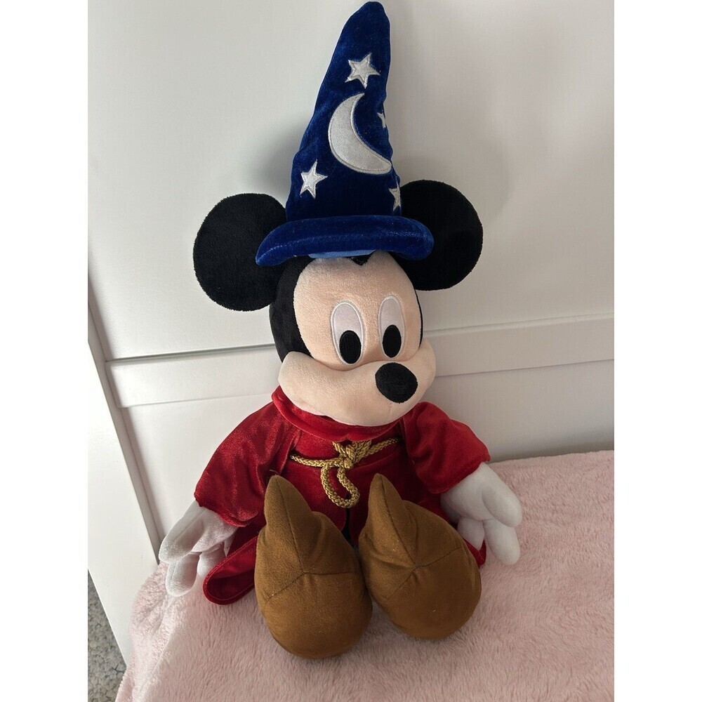 XL 22" SORCERER MICKEY Fantasia Disney Store Official Plush Toy